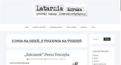 Desktop Screenshot of latarnia-morska.eu