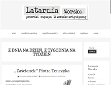 Tablet Screenshot of latarnia-morska.eu
